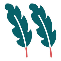 Vector Design Writing Feather Icon Style