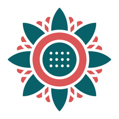Vector Design Sunflower Icon Style