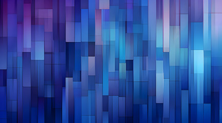 An abstract modern geometric pattern of squares in shades of blue and violet. Great for backgrounds.