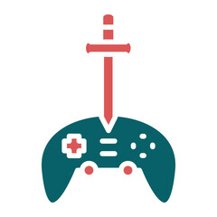 Vector Design Adventure Game Icon Style