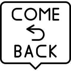 Come Back Icon