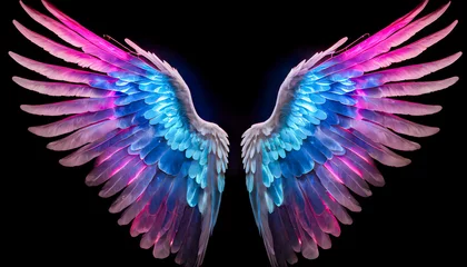 Wandcirkels plexiglas Angel Wings © Stuart Little