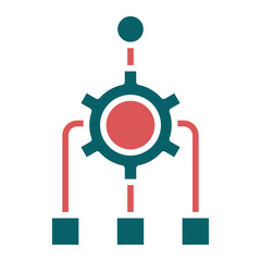 Vector Design Algorithm Icon Style