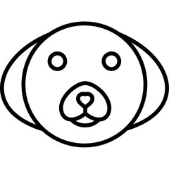 Fototapeta premium Bichon Frise Icon