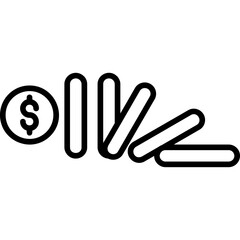Domino Effect Icon