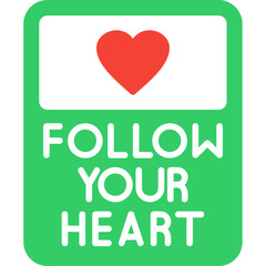 Follow Your Heart Icon