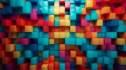 Colorful abstract geometric pattern background  