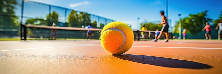 Pickleball Action Sparks Amidst Energetic Court Play, Generative AI