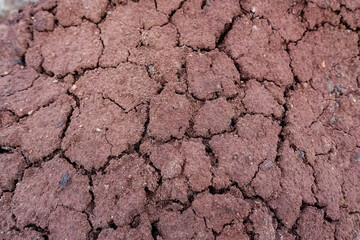 Ural Mars. An extraordinarily beautiful summer landscape with red lakes, colorful slopes and...