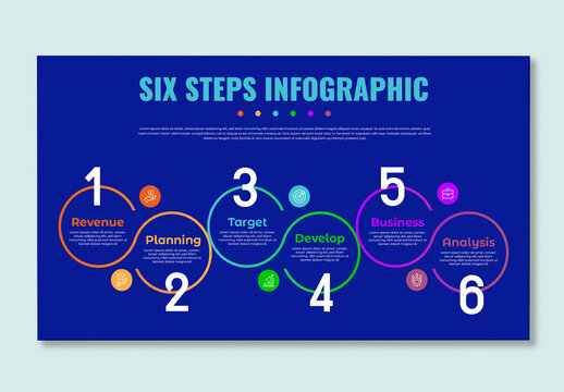 Process Infographic Template Layout