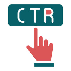 Click Through Rate Icon Style