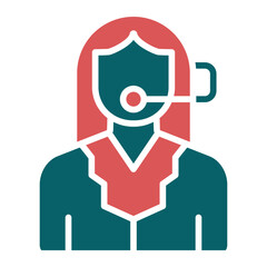 Remote Customer Support Icon Style