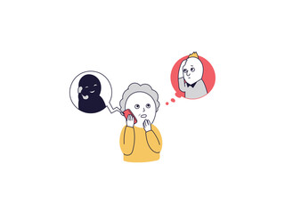 電話と特殊詐欺と高齢の女性と犯罪組織