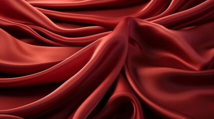 Obraz premium red silk background HD 8K wallpaper Stock Photographic Image 