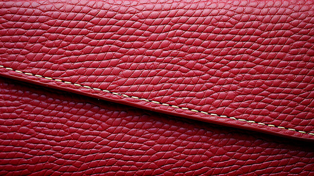red leather texture HD 8K wallpaper Stock Photographic Image 