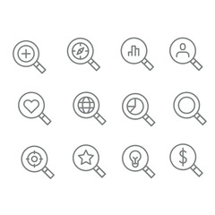 Set Magnifier search icons 