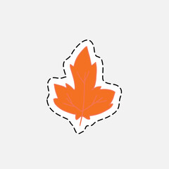 Obraz premium leaves hand drawn icon