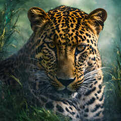 Obraz premium portrait of a leopard