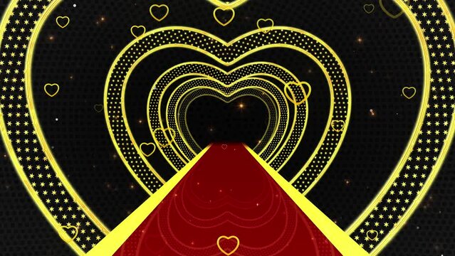 Golden Heart Pathway Background