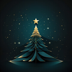 christmas tree and stars