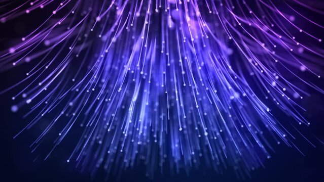 Data Flow Lights Background