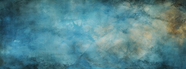 Obraz premium old blue paper background with marbled vintage texture