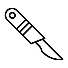 Scalpel icon design, illustration design
