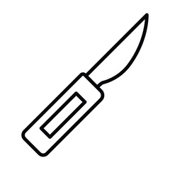 Scalpel icon design, illustration design
