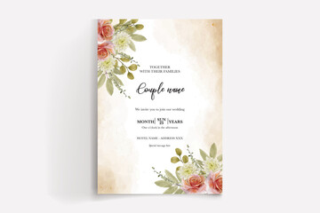 Shower bridal wedding invitation templates