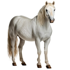 Obraz na płótnie Canvas white horse png. horse png. white horse isolated. stable animal. stallion