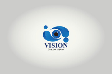 vision logo illustration vector eps 10
