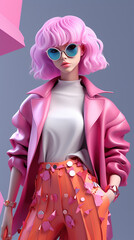 Captivating Visual Odyssey of an Influential Character, Modeling a Stunningly Unique and Chic Outfit, Redefining the Pinnacle of Style and Elegance in the Realm of Fashion