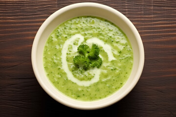 Healthy Broccoli Soup Bowl
