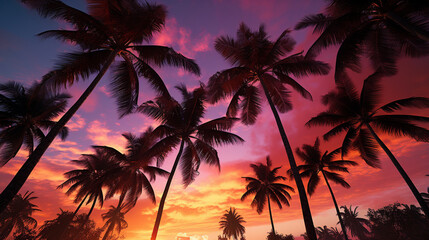 Fototapeta na wymiar sunset over the sea HD 8K wallpaper Stock Photographic Image 