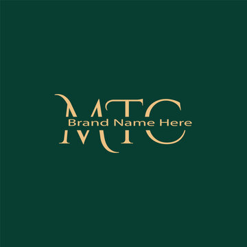 MTC Letter Initial Logo Design Template Vector Illustration.Alphabet letters Initials Monogram logo MTC, MT, TC.MTC Letter Initial Logo Design Template Vector Illustration