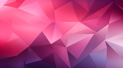 Abstract background with bright pink geometric triangles, giving a 3D effect.