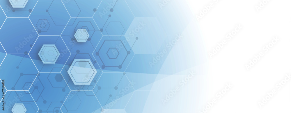 Wall mural technology abstract futuristic science background for internet business. big data concept. handmade 
