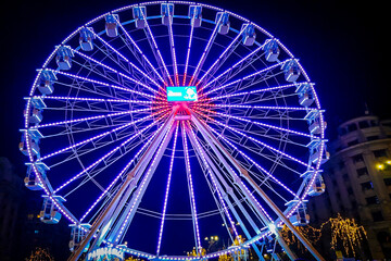 Bucharest - București during autumn and Christmas.