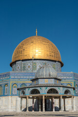 Dome of the Rock, Jerusalem, Israel. The place is sacred for Muslims, Christians and Jewish...
