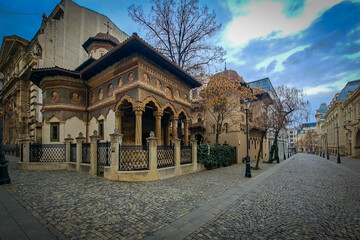 Bucharest - București during autumn and Christmas.