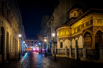 Bucharest - București during autumn and Christmas.
