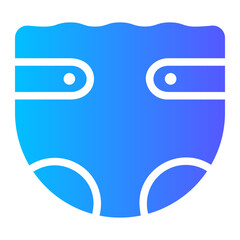 diaper gradient icon