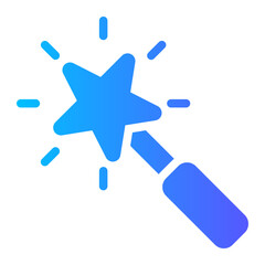 magic wand gradient icon