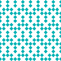Seamless pattern with geometric motifs in 2 colors. Vector illustration.