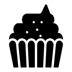 cupcakes glyph icon