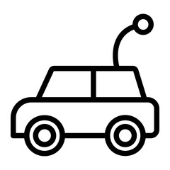 car toy line icon