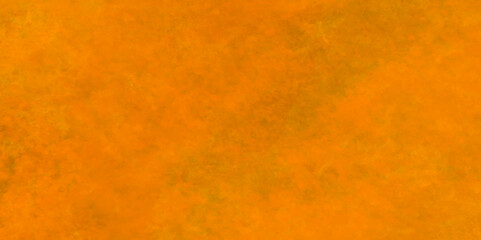 Distressed grunge background wallpaper rough concrete wall. Stone orange wall texture grunge rock surface. dark yellow concrete background backdrop. wide panoramic banner. 