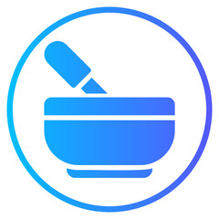 baby food gradient icon