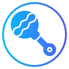 rattle gradient icon