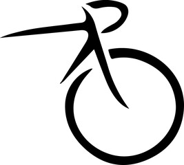 Bike line icon